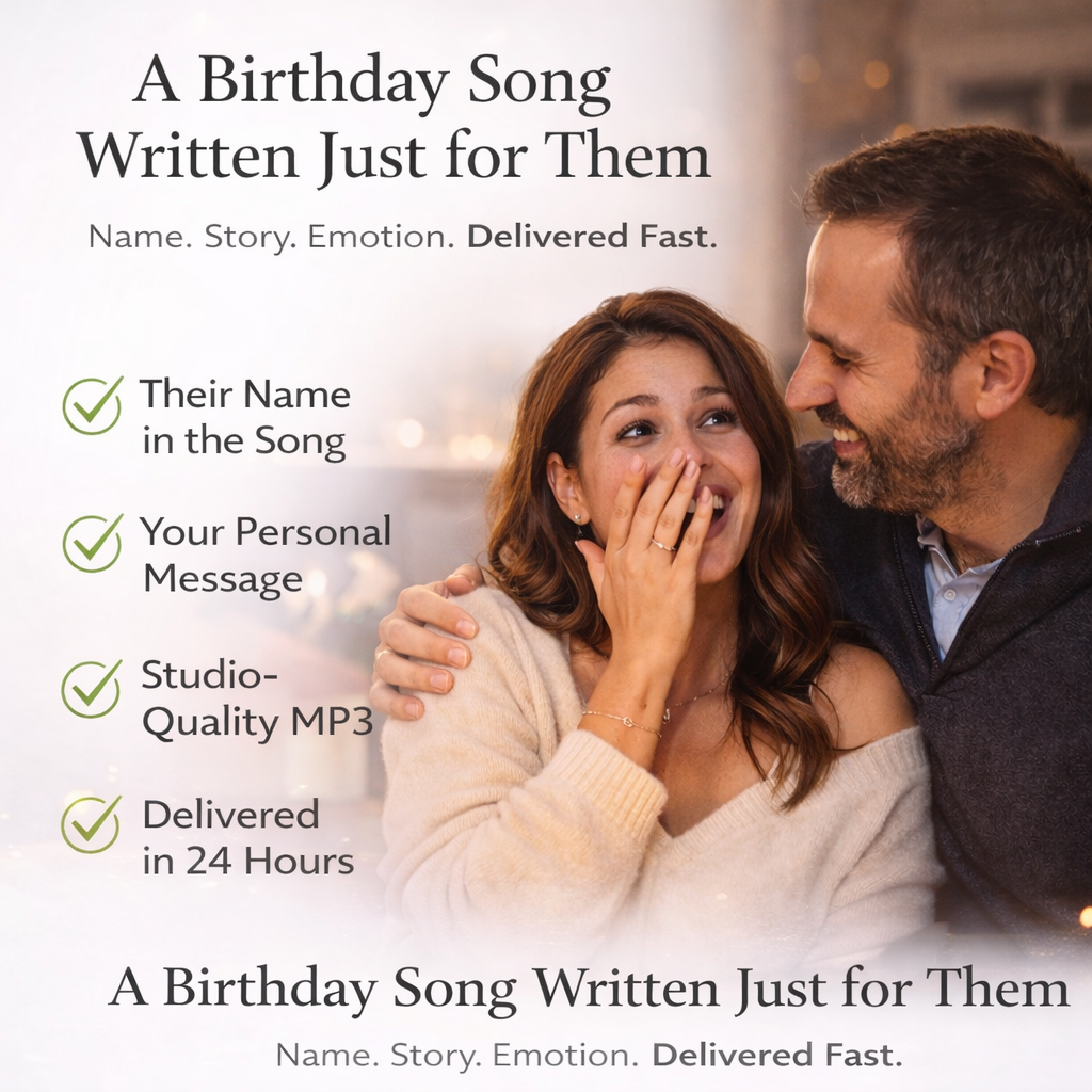 Personalized Birthday Song – A Gift Made Just for Them