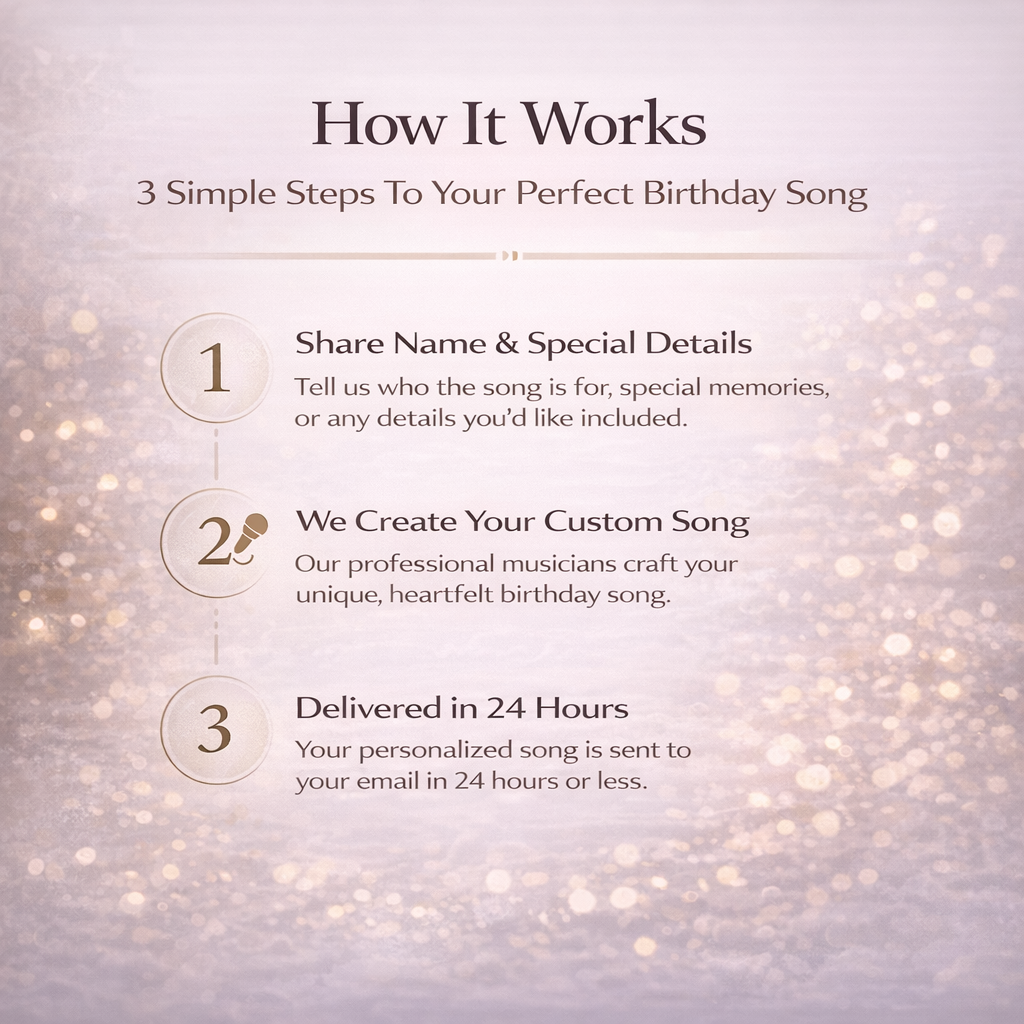 Personalized Birthday Song – A Gift Made Just for Them